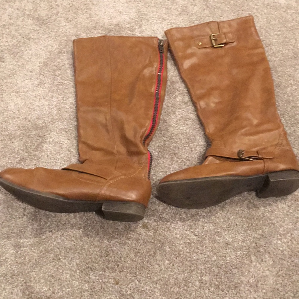 Camel riding boot